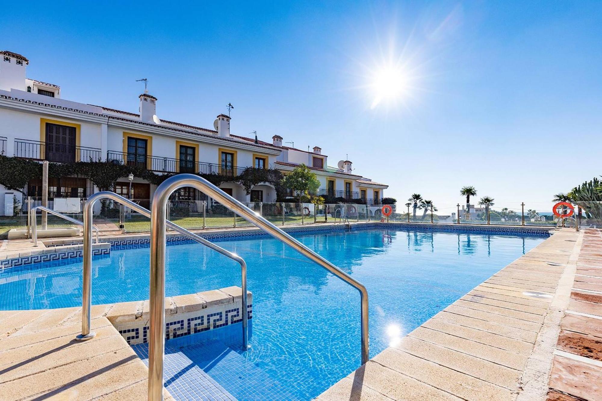042 Classic 2 Bed Andalusian Townhouse 500M From Beach Mijas Luaran gambar